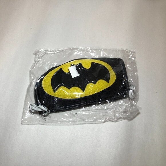 BATMAN Mask Unisex Size O/S Black Yellow Batman Comics - Picture 3 of 5